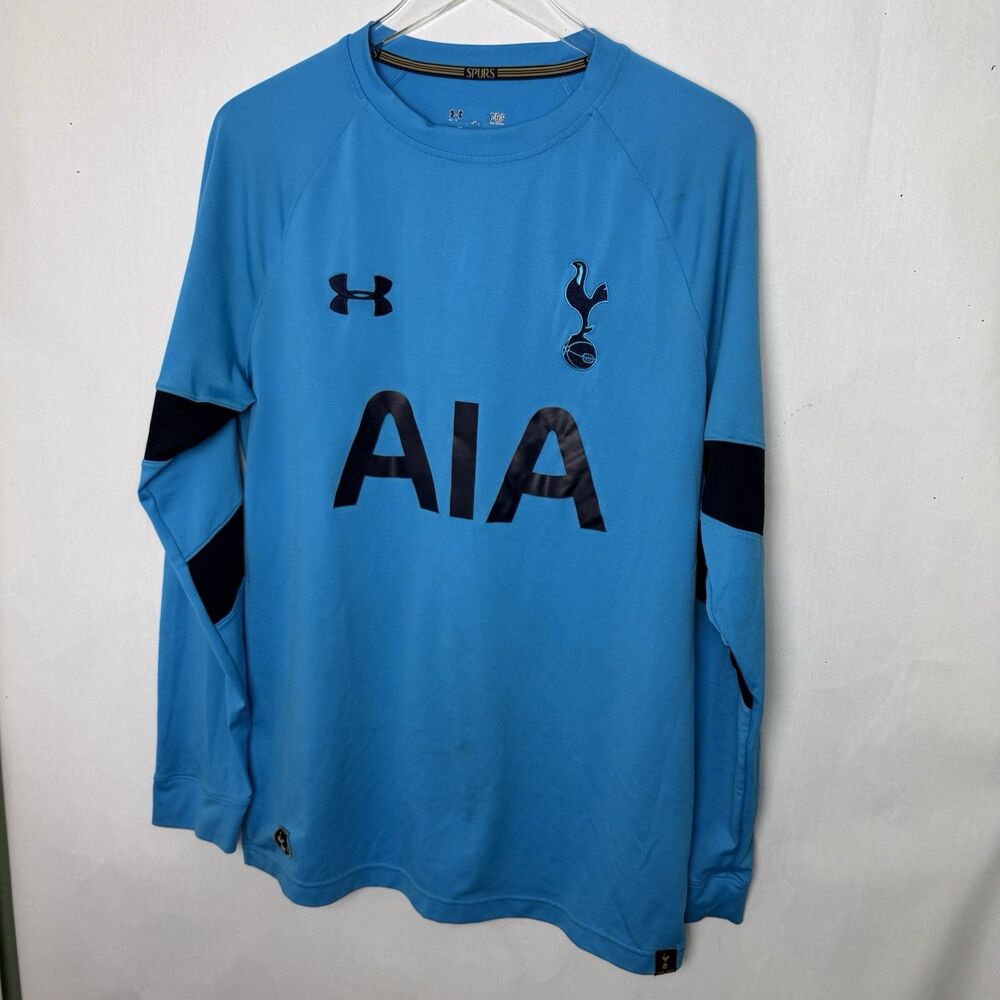Under Armour Men Tottenham Hotspur 2016/17 Goalkeeper Jersey Lg Blue Long Sleeve